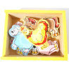 Animaux aimantés en puzzle