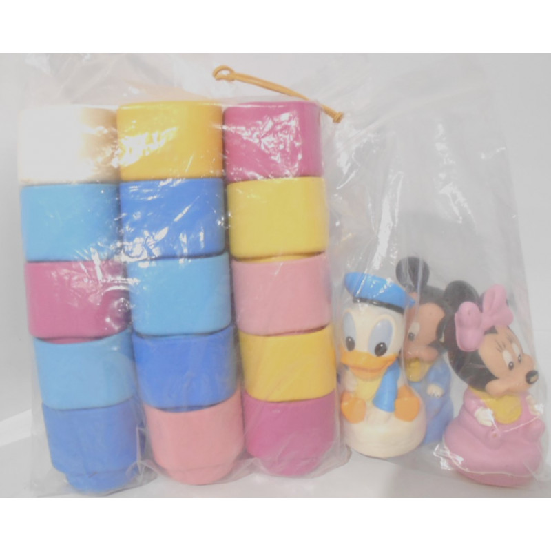 Figurines Disney avec blocs colorés