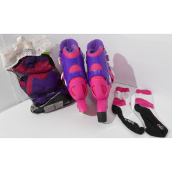 Rollers Play 3 girl avec kit de protection - Oxelo Décathlon