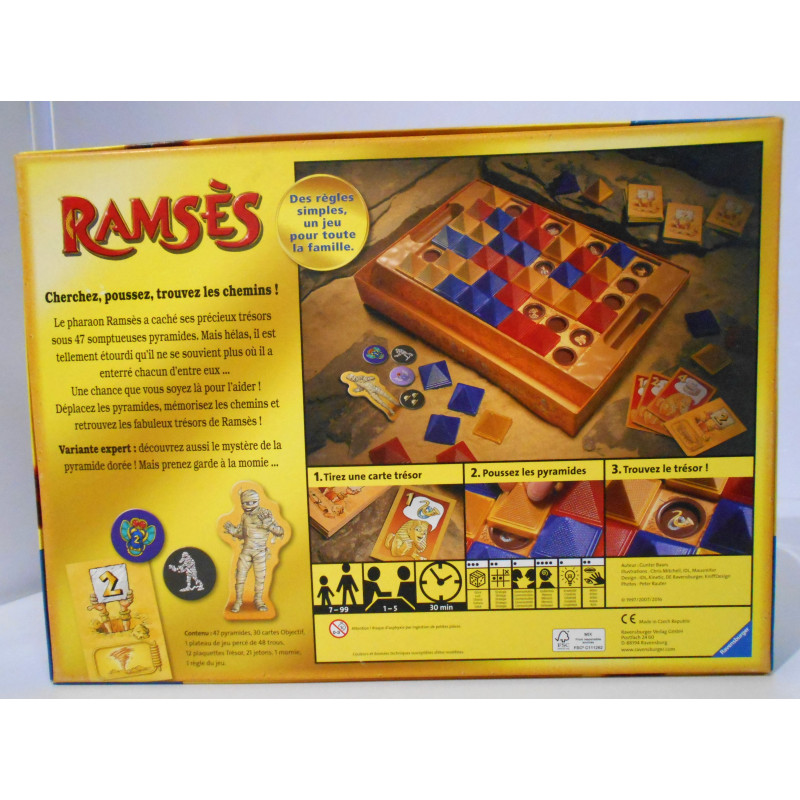 Jeu de société Ramsès - Le Pharaon étourdi