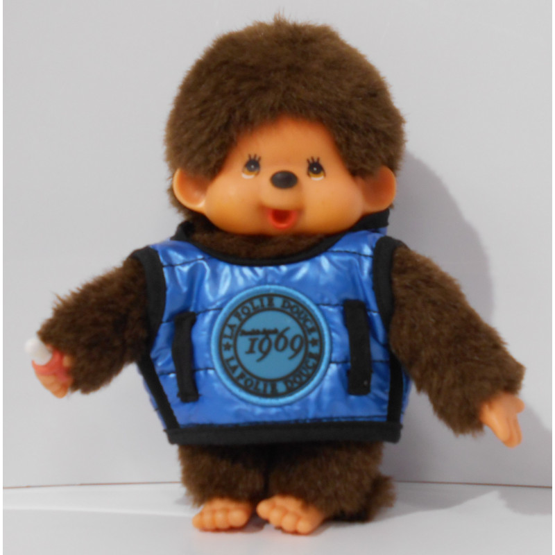 Peluche singe Monchhichi Kiki le vrai