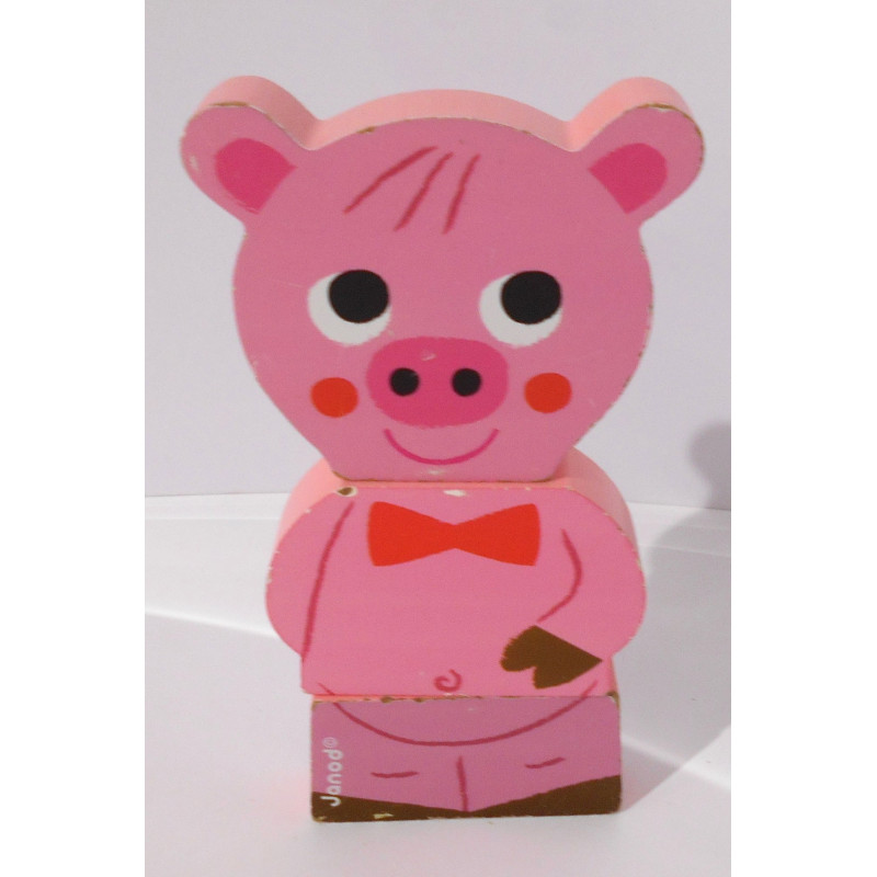 Cochon en bois aimenté - Janod