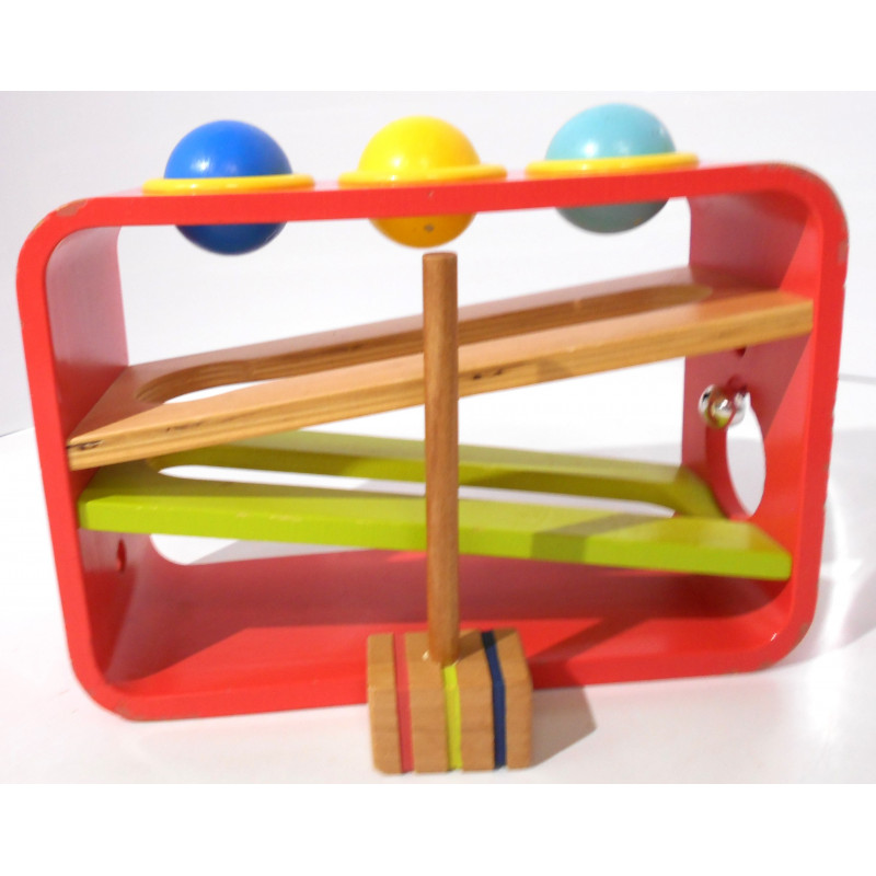 Banc à marteler en bois "Frapppa'ball Tatoo" - Janod