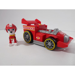Pat' Patrouille - Figurine et Voiture de course Marcus