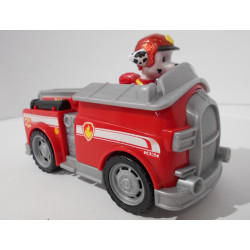 Pat' Patrouille - Figurine et Voiture de pompier Marcus