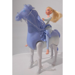 Poupée Elsa avec cheval magique