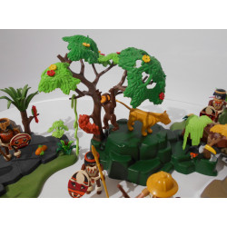 Playmobil - Tribu de la jungle et chasseur de trésor (Création LRE)