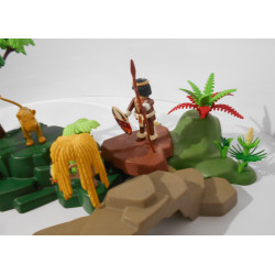 Playmobil - Tribu de la jungle et chasseur de trésor (Création LRE)