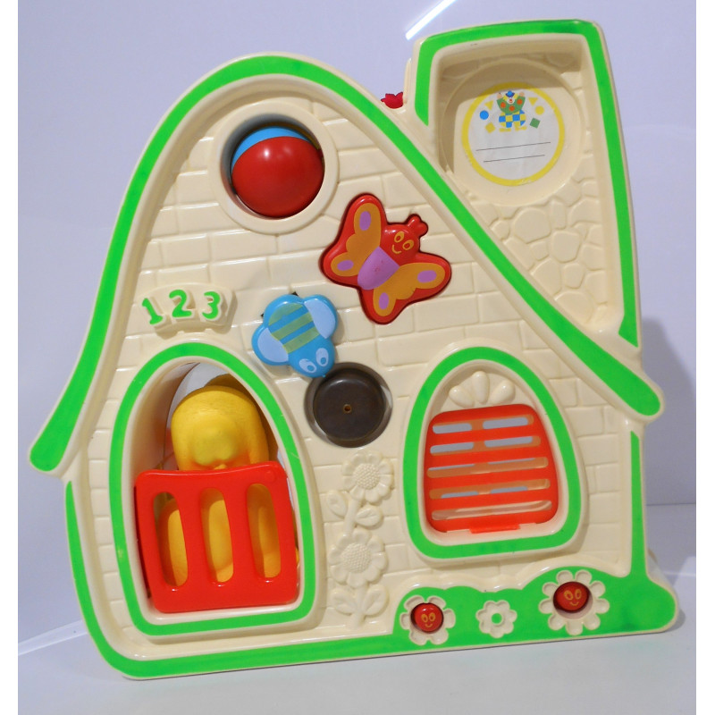 Table d'activités vintage pour bébé