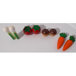 Légumes en bois