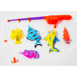 Ensemble jeu canne à pêche