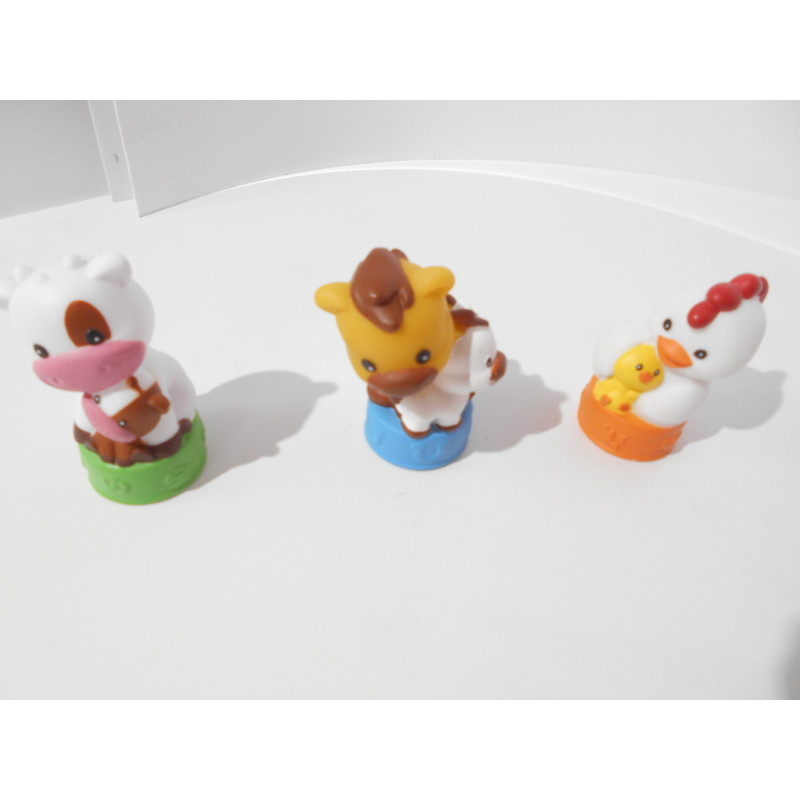 Lot de trois animaux de la ferme - Clementoni