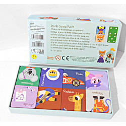 Mon domino puzzle - Cartes d'art paris