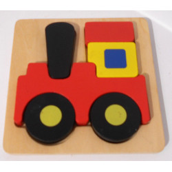 Puzzle de tracteur en bois...