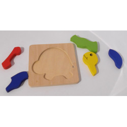 Puzzle de tortue en bois - Play tive