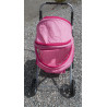 Poussette pliable rose pour enfant