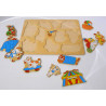 Puzzle en bois pour enfant
