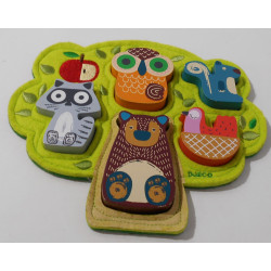 Oski - Puzzle en feutrine - Djeco