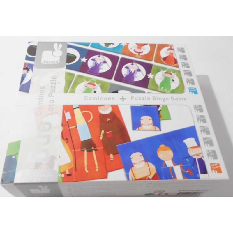 Domino Puzzle Bingo Game - Janod