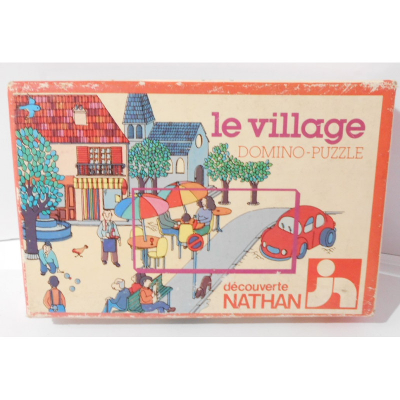 Domino-puzzle Le village - Nathan découverte