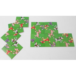 Puzzles chiens à assembler 9 pièces (Die Hunde-Knobelei)
