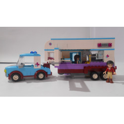 Lego Friends - La remorque à chevaux du vétérinaire - Ref 41125