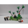 Playmobil - Famille de pandas - Réf : 3241-C