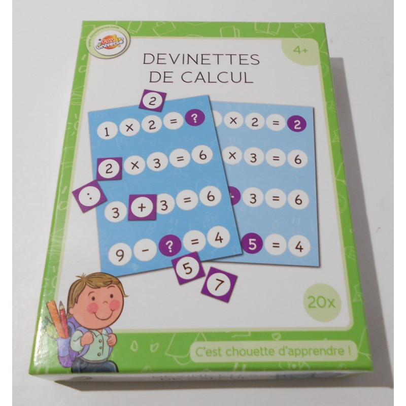 Devinettes de calcul - Toy univers