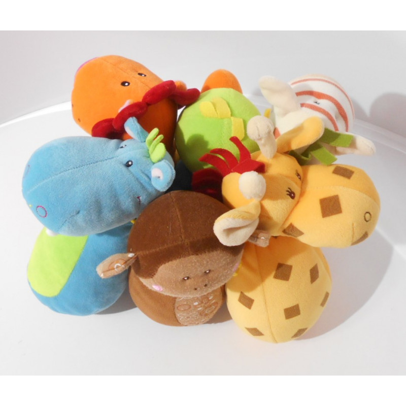 Jeu de Quilles d'animaux en peluche