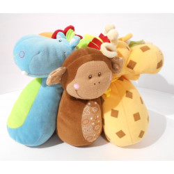 Jeu de Quilles d'animaux en peluche