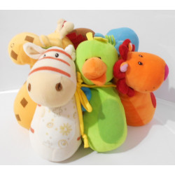 Jeu de Quilles d'animaux en peluche