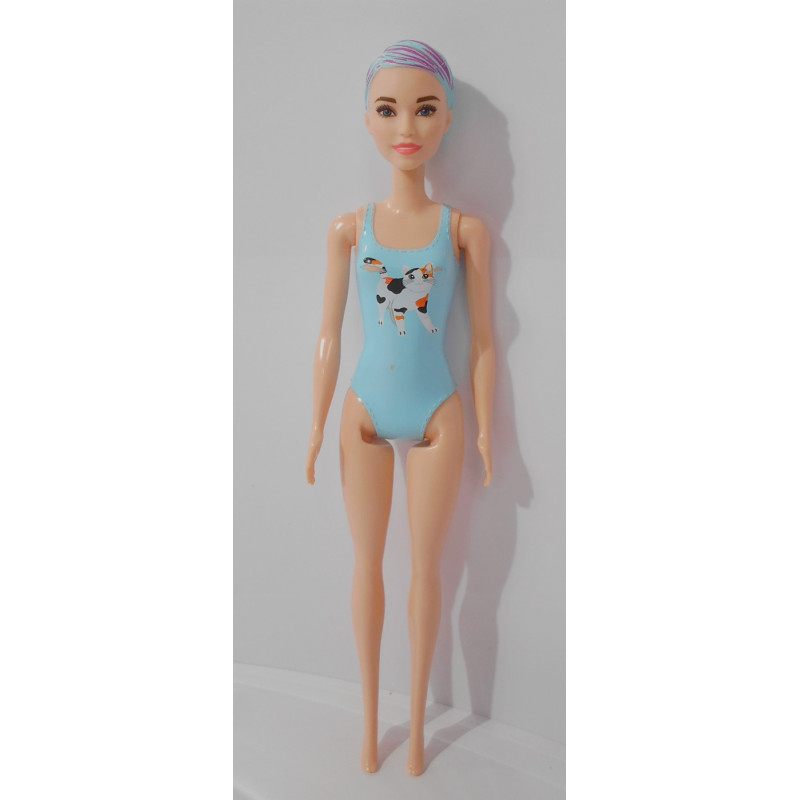 Poupée mannequin Barbie Mattel cheveux bleus