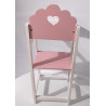 Chaise haute en bois pour poupée - Auchan