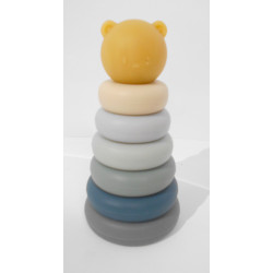 Jeu d'anneaux empilables souples - Nattou