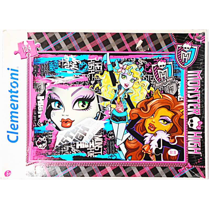 Puzzle Supercolor 104 pièces Monster High - Clementoni