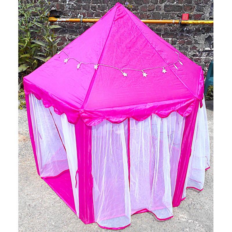 Tente princesse de forme hexagonale