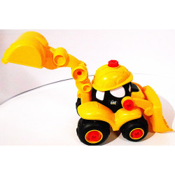 Caterpillar - Camion Benne et Excavatrice 18 cm, engins de Construction