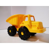 Véhicule de chantier en plastique jaune