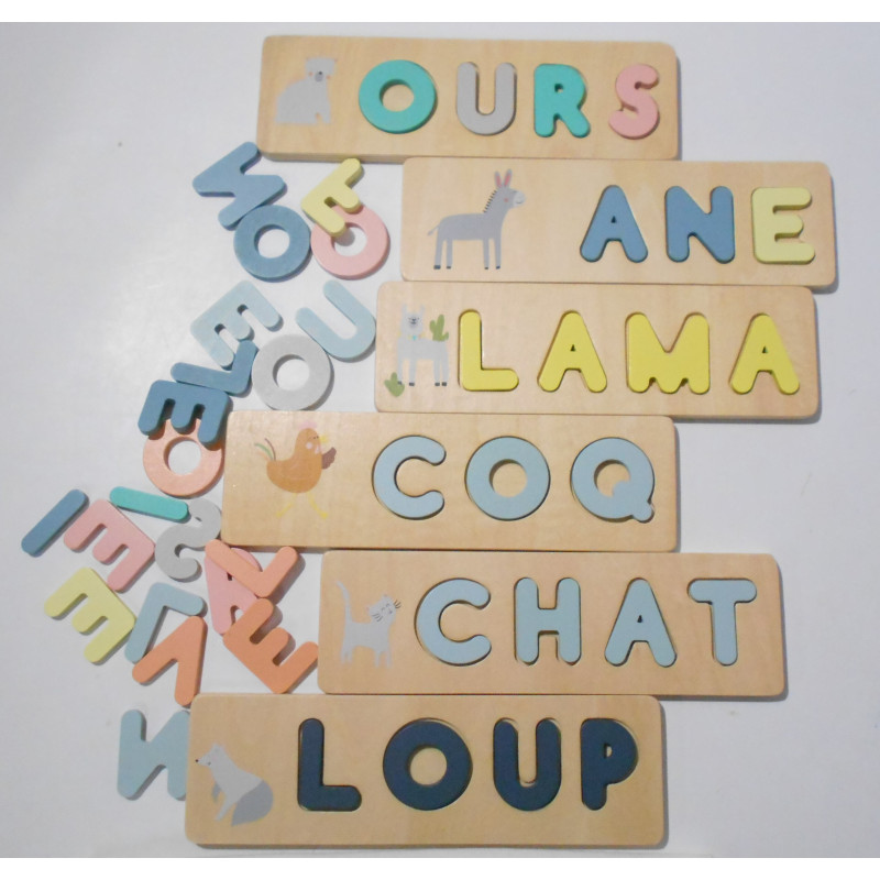 Puzzle de mots -Vertbaudet