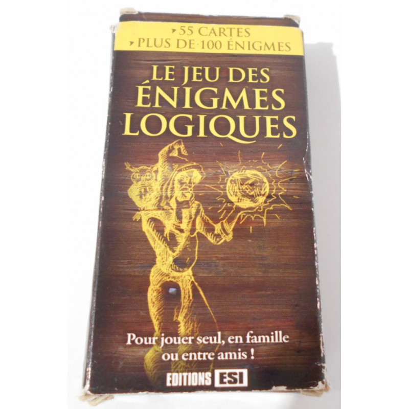 Jeux énigmes logistiques