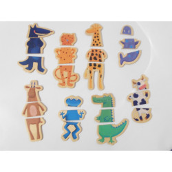 Puzzle Magnet - Les Animaux Rigolos - Djeco