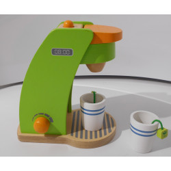 Machine à café en bois pour enfants
