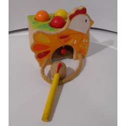 Boite à forme en bois Poule