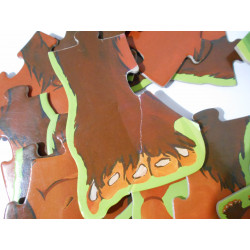 Puzzle géant Djeco - 6 puzzles - "Fauve et ses amies"