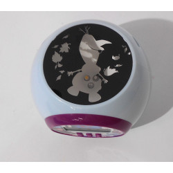 Réveil projecteur Reine des Neiges fonction minuteur