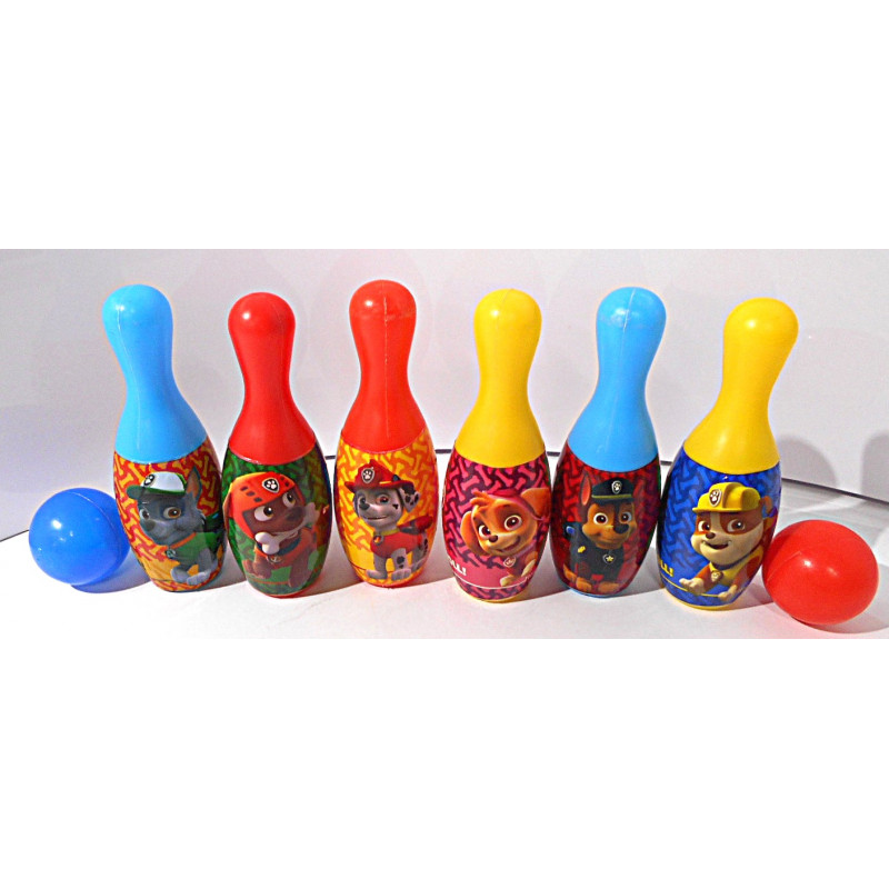 Set de quilles de bowling Pat Patrouille pour enfant