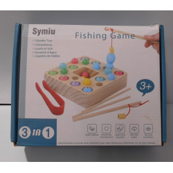 Pêche a la ligne en bois...