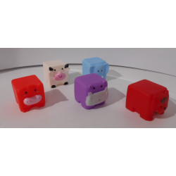 Lot de 5 cubes animaux 1er âge