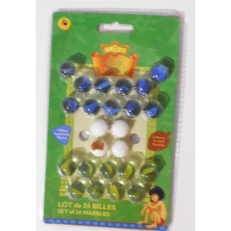 Lot de 24 billes- Le Livre de la Jungle (Disney)