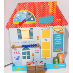 Tableau éducatif " Ma journée"- Djeco